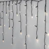 SERIE LED Istappsslinga Crispy Ice White 480L 11,9m Svart