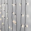 SERIE LED Ljusgardin Crispy Ice White 120L 200cm Svart