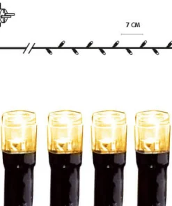SERIE LED Ljusslinga 25,2m 360LED IP44 Extra varmvit Svart