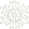 Siluett Snöflinga Neoled Vit