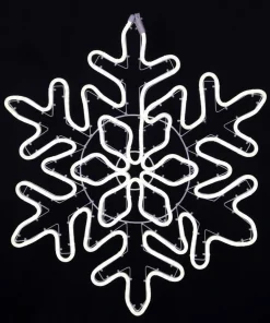 Siluett Snöflinga Neoled Vit