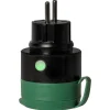 SMART PLUG Outdoor 9,69cm Svart