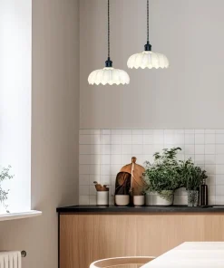 SOFIA Fönsterlampa 25cm Svart/Opalvit