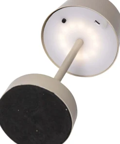 SOLEI Solcellslykta/USB 26,5cm Beige