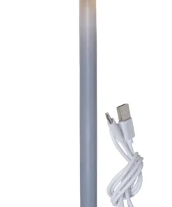 SOLEI Solcellslykta/USB 26,5cm Blå
