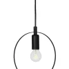 SPARTAN RINGO Fönsterlampa 20cm Svart