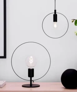 SPARTAN RINGO Fönsterlampa 20cm Svart