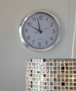 SPEGELMOSAIK Takpendel 40cm Krom