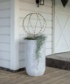 SPHERE Utomhusdekoration Batteri 64cm Svart