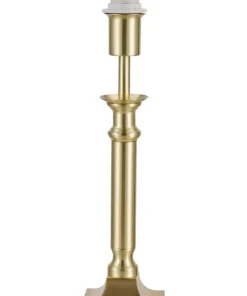 SQUARE Lampfot 32cm Borstad mässing