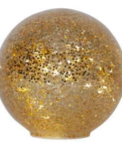 STAR FALL Glasdekoration Batteri 15cm Guld