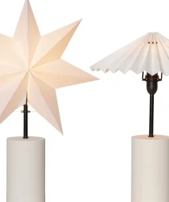 STILA Fot, Skärm & Stjärna 50cm Vit/Svart