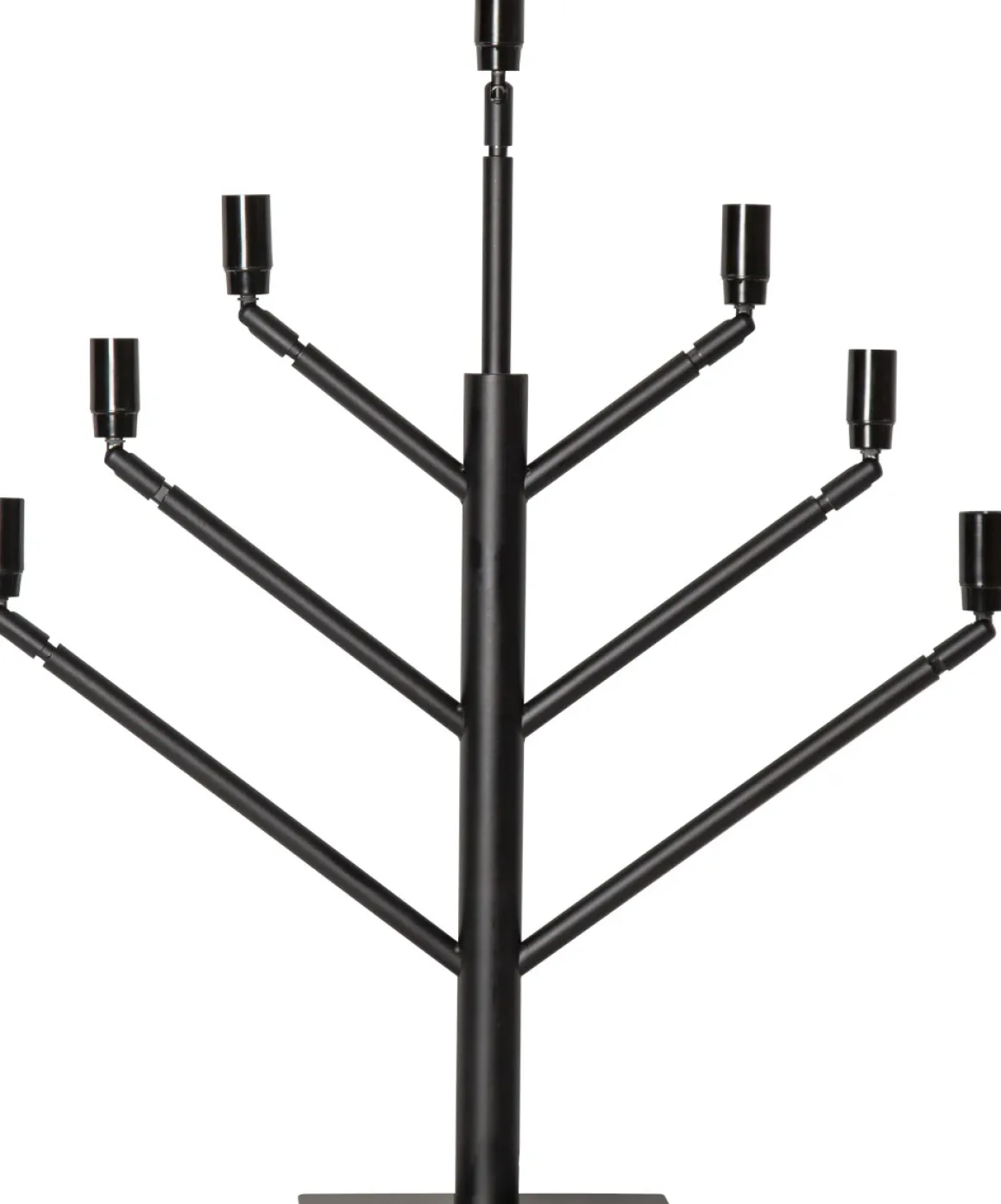 Stockholm Ljusstake 7L 65cm Svart