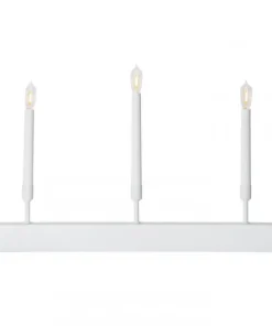 STORM RAK Träljusstake 89cm Vit