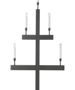 STORM Träljusstake 118cm Grå