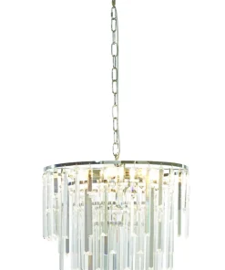 STRATI Taklampa 45cm Krom/Klar