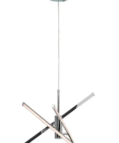 STRAZZA LED Takpendel Stepdim 62cm Krom/Silikon/Glitter