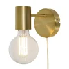 STRICT Vägglampa 13,5cm Matt Mässing