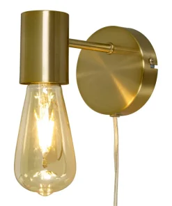 STRICT Vägglampa 13,5cm Matt Mässing