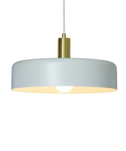 SUVI Taklampa 35cm Vit/Mässing