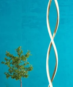 SWIRL Golvlampa Dimbar 137cm Stål