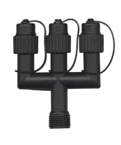 SYSTEM 24 Förgrening 3st 11cm IP44 Svart