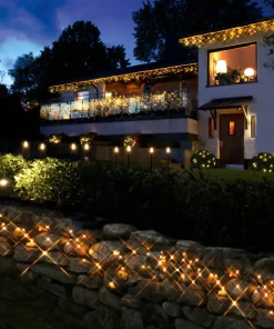 SYSTEM 24 Ljusgardin Extra 1*2m 98LED IP44 Varmvit
