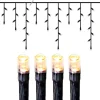 SYSTEM DECOR EXTRA Istappsslinga 3m 126LED Varmvit/Svart IP44