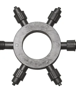 SYSTEM EXPO Förgrening 5st 20cm IP44 Svart
