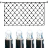 SYSTEM LED EXTRA Ljusnät 2m 100LED Kallvit/Svart IP44
