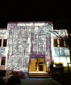 System LED Ljusgardin Extra 1x4m 204LED Vit/Kallvit