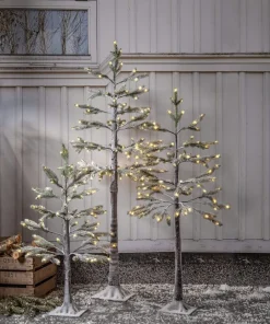 TANNE Julgran med LED 1,2m 95LED Varmvit/Grön