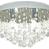 TERESA Plafond Bad 36cm Krom/Klar IP44