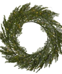THUJA Krans 80cm 80LED Grön IP44