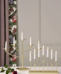 TILPI Metalljusstake 53cm Mässing