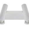 TORONTO Vägglampa Dubbel 27cm Vit