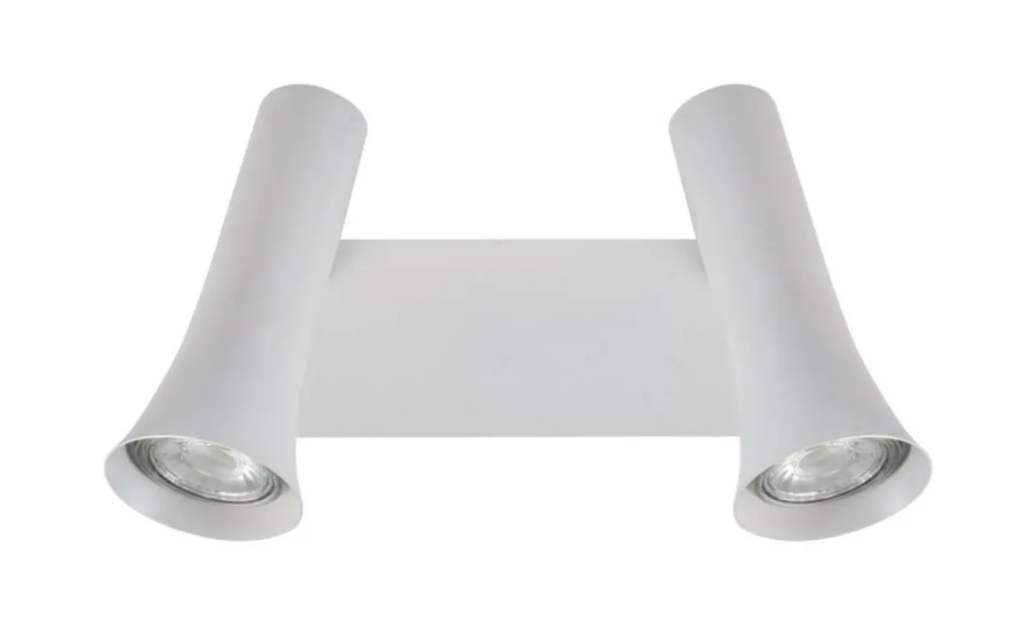 TORONTO Vägglampa Dubbel 27cm Vit