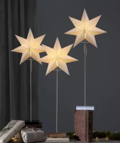 TOTTO Stjärna på fot 80cm Svart