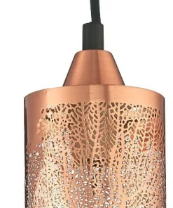 TREE Fönsterlampa 8cm Koppar
