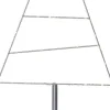 TRIANGLE Dekorationsträd 60LED 90cm Silver