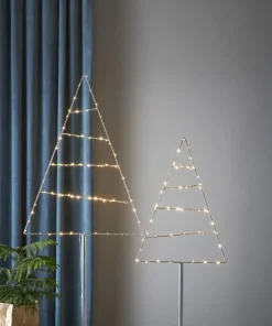 TRIANGLE Dekorationsträd 85LED 116cm Silver
