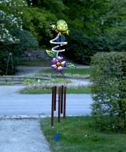 TURTLE Solcellsdekoration 104cm Flerfärgad