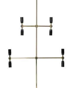 TWICE Ljusstake 9L 91cm Mässing