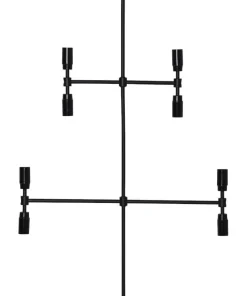 TWICE Ljusstake 9L 91cm Svart