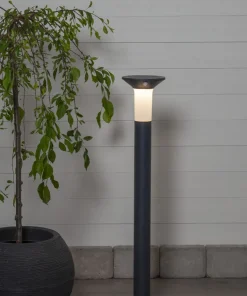 VALTA Solcells-pollare Sensor 55/90cm Grafit