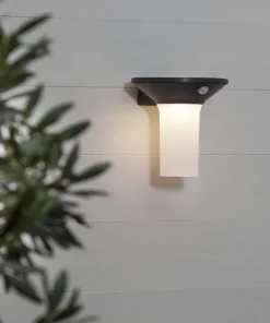 VALTA Vägglykta Solcell Sensor 16cm Grafit