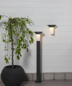 VALTA Vägglykta Solcell Sensor 16cm Grafit