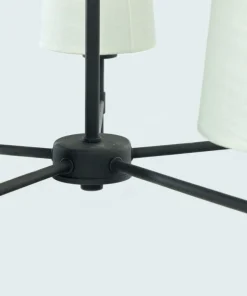 VERBIER Taklampa 5L 58cm Svart/Vit