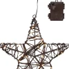 VICKE STAR Utomhusdekoration Batteri 30cm Svart IP44
