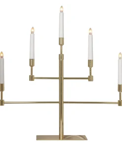 VIDE Ljusstake 5L 53cm Mässing